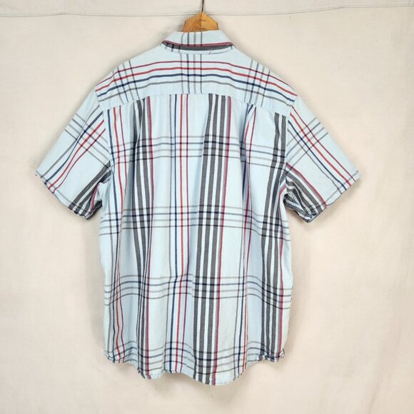 Carhartt Loose Fit Button Up Short Sleeve Plaid Shirt Men's XL  Workwear Ranch - Picture 2 of 8
